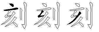 刻