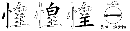 惶