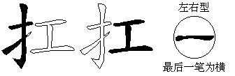 扛