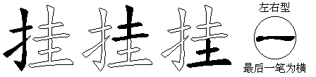 挂