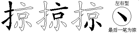 掠
