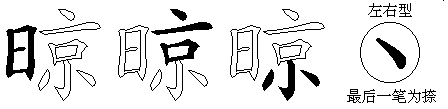 晾
