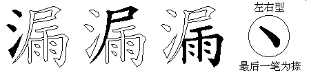 漏