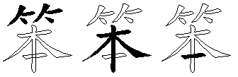 笨