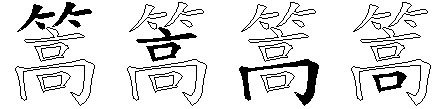 篙