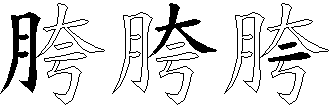 胯