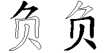 负