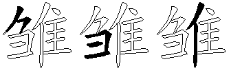 雏