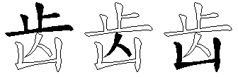 齿