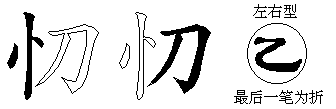 忉