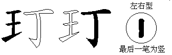 玎